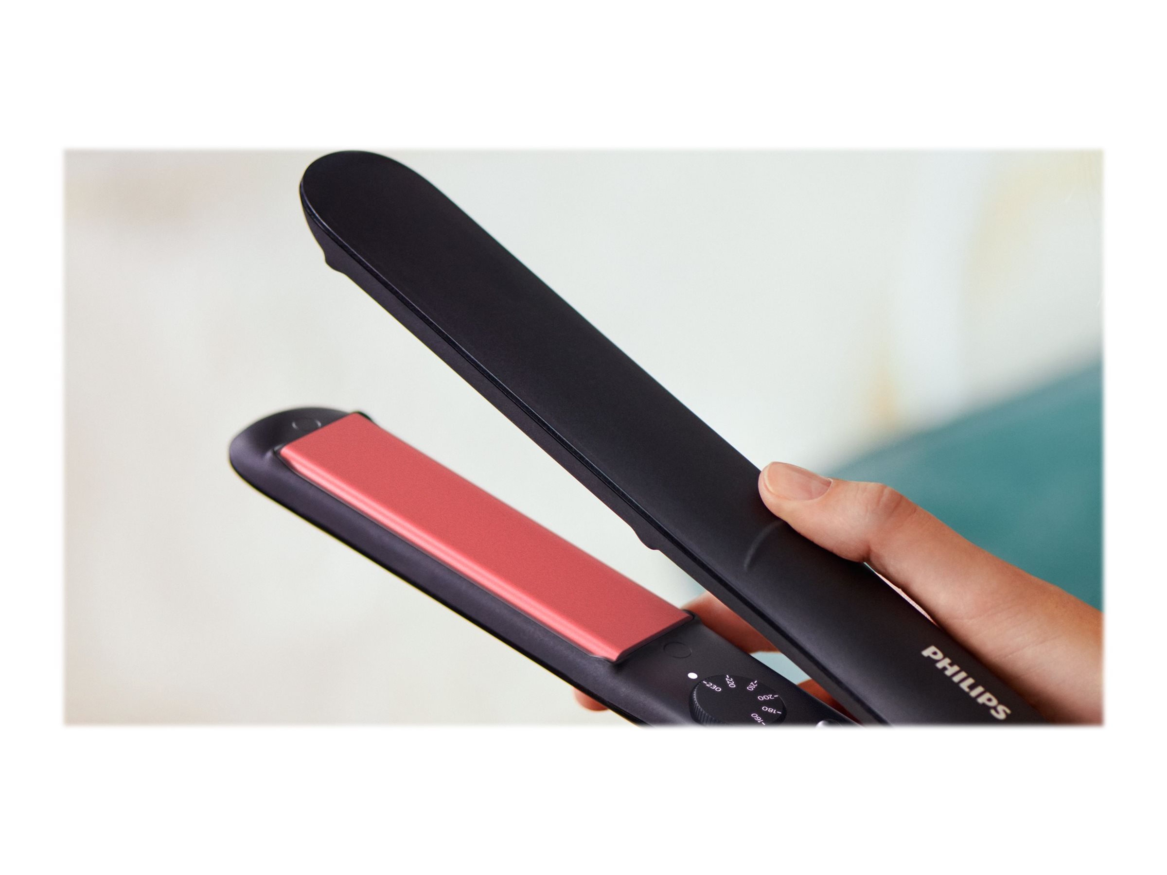 Philips | Hair Straitghtener | BHS376/00 StraightCare Essential | Ceramic heating system | Temperature (min) 160 °C | Temperature (max) 230 °C | Black