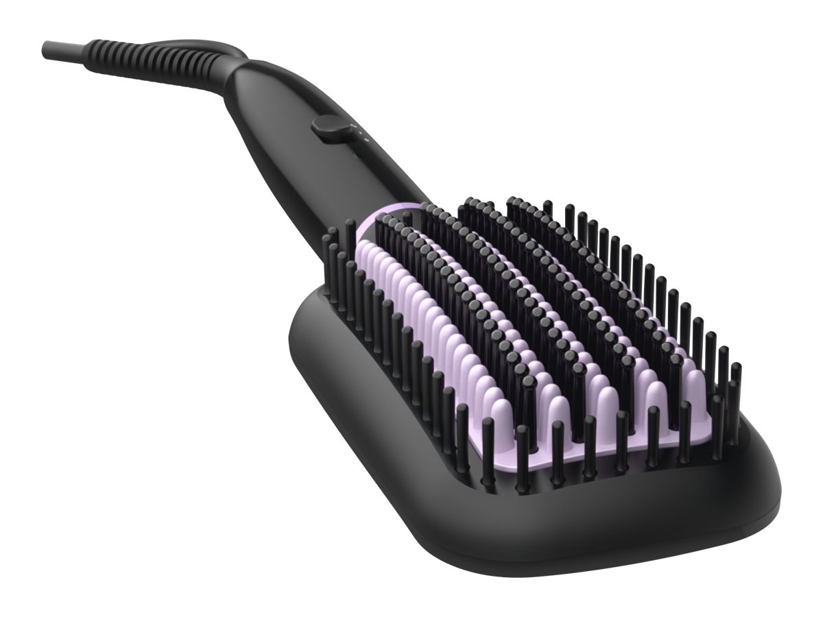 Philips | StyleCare Essential Heated straightening brush | BHH880/00 | Warranty 24 month(s) | Ceramic heating system | Temperature (min) 170 °C | Temperature (max) 200 °C | Number of heating levels 2 | Black