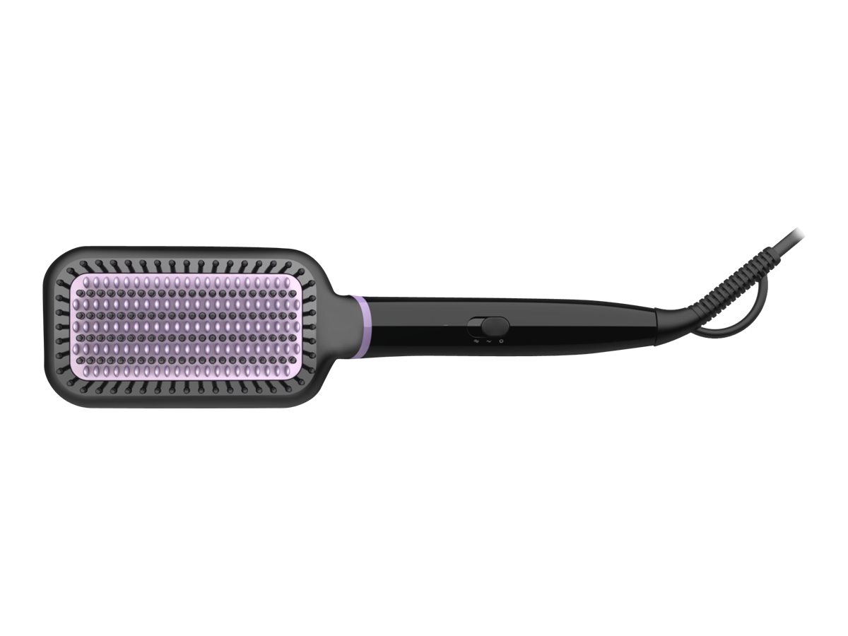 Philips | StyleCare Essential Heated straightening brush | BHH880/00 | Warranty 24 month(s) | Ceramic heating system | Temperature (min) 170 °C | Temperature (max) 200 °C | Number of heating levels 2 | Black