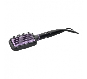 Philips StyleCare Essential BHH880/00 Šildomas tiesinimo šepetys, Juoda/Violetinė