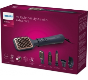 Philips 5000 Series Air Styler BHA530/00 Plaukų formavimo šukos, Juoda