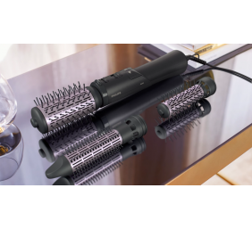 Philips 7000 Series Air Styler BHA715/00 Plaukų formavimo šukos, Pilka/Rausva