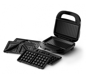 Philips 5000 Series HD2350/80 Sumuštinių keptuvė, 750 W, Juoda/Sidabrinė