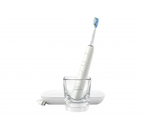 Philips | DiamondClean Electric Toothbrush | HX9911/27 | Rechargeable | For adults | Number of brush heads included 1 | Number of teeth brushing modes 4 | Sonic technology | White