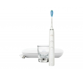 Philips | DiamondClean Electric Toothbrush | HX9911/27 | Rechargeable | For adults | Number of brush heads included 1 | Number of teeth brushing modes 4 | Sonic technology | White