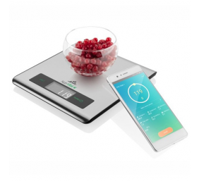 ETA | Kitchen scales with smart application | Nutri Vital | Maximum weight (capacity) 5 kg | Graduation 1 g | Silver