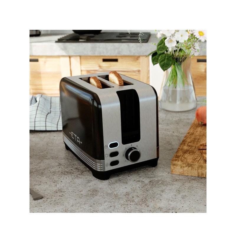 ETA | Storio Toaster | ETA916690020 | Power 930 W | Housing material Stainless steel | Black