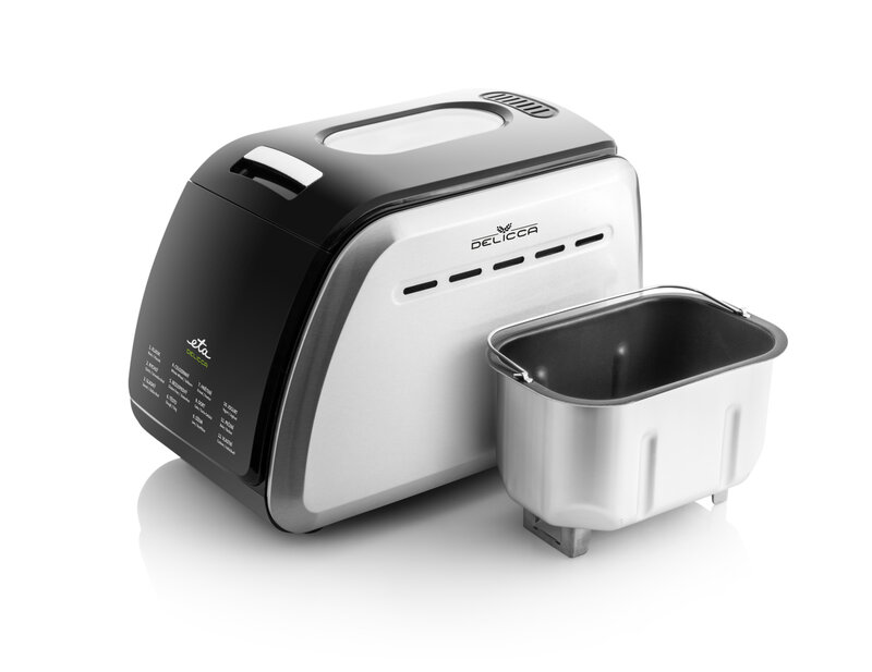 ETA | Bread maker | Delicca II ETA714990030 | Number of programs 12 | 850 W | Black/Stainless steel