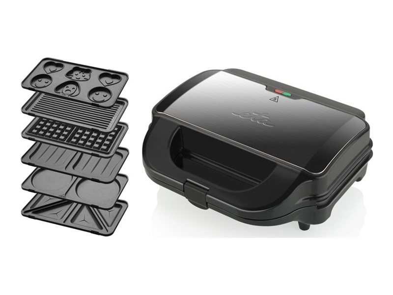 ETA | Sandwich Maker | Sorento Plus ETA515190000 | Multigrill | Number of plates 6 | 900 W | Number of pastry 2 | Black