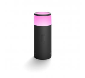 Philips Hue WCA Calla Outdoor Bollard, Black | 8 W | 2000-6500 Hue White Colour Ambiance