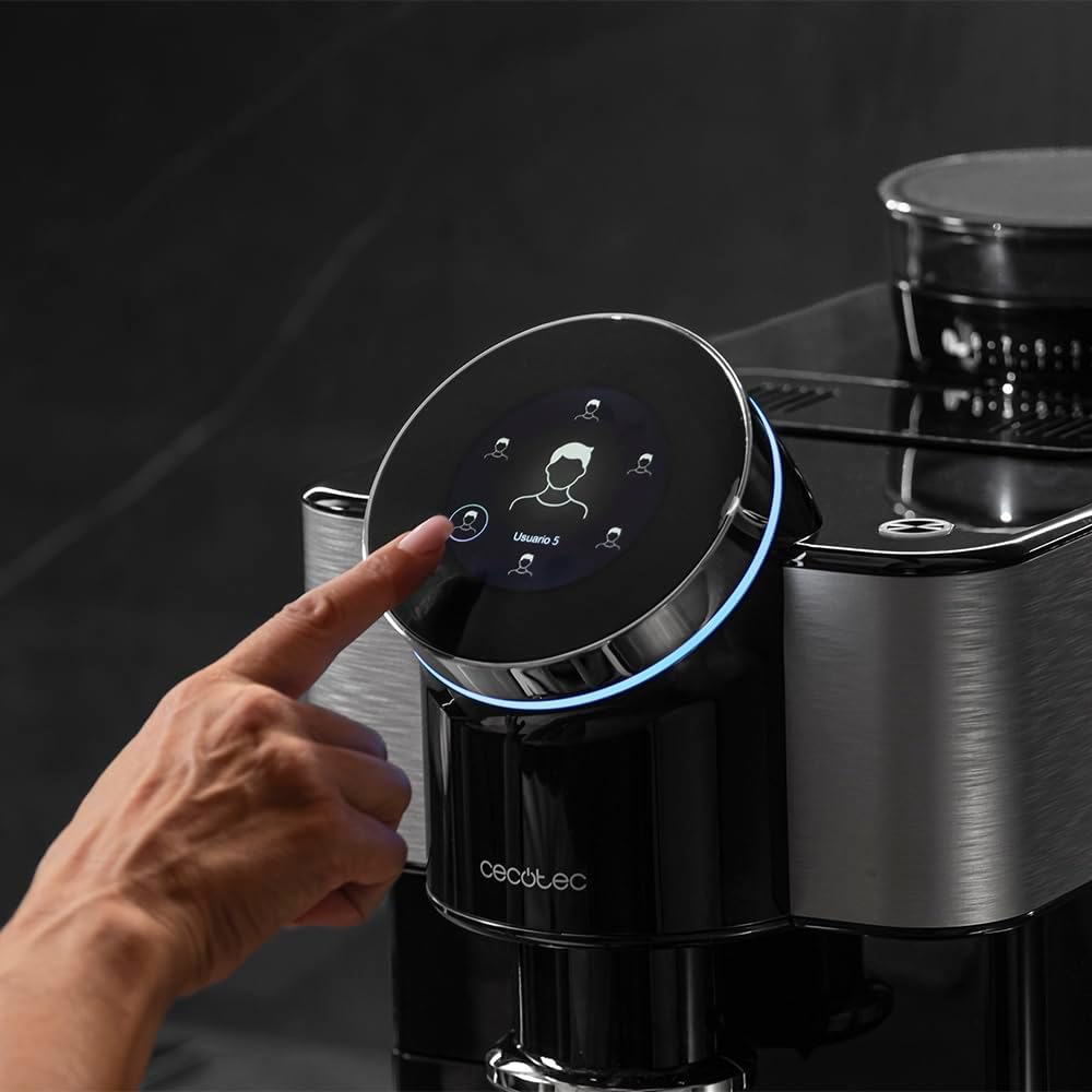Cecotec Coffee Maker | Cremmaet Spin | Pump pressure 19 bar | Built-in milk frother | Super-automatic | 1450 W