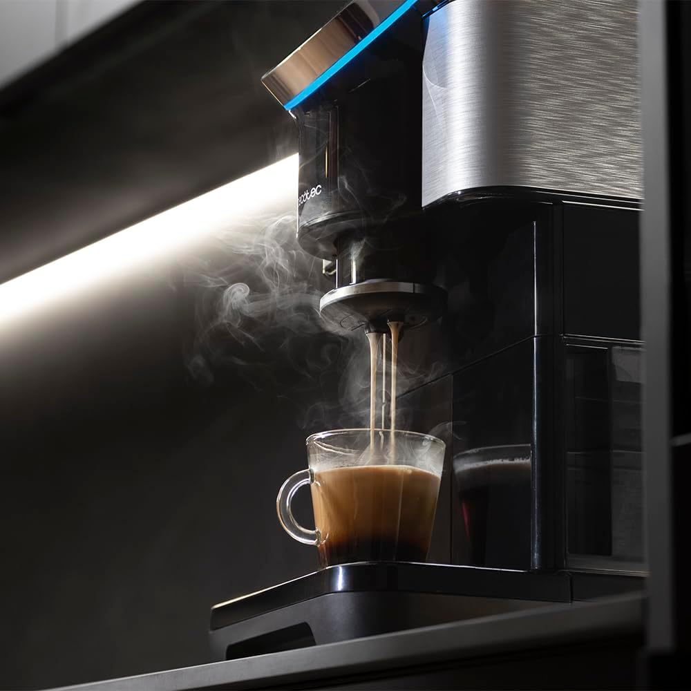 Cecotec Coffee Maker | Cremmaet Spin | Pump pressure 19 bar | Built-in milk frother | Super-automatic | 1450 W