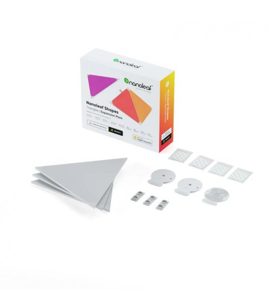 Nanoleaf|Shapes Triangles Expansion Pack (3 panels)|1 x 1.5 W|16M+ colours