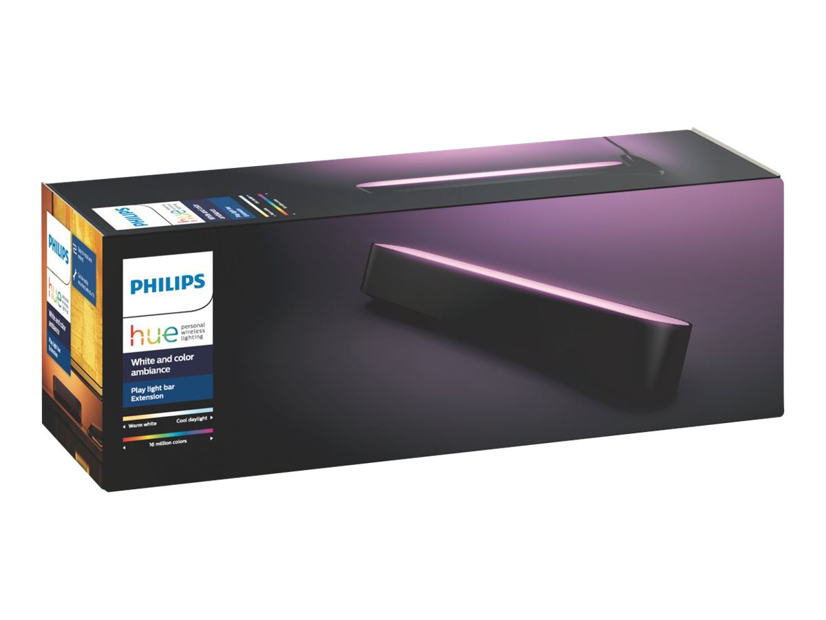 Philips Hue|COL Play Light Bar Extension, Black|42 W|2000-6500 Hue White Color Ambiance