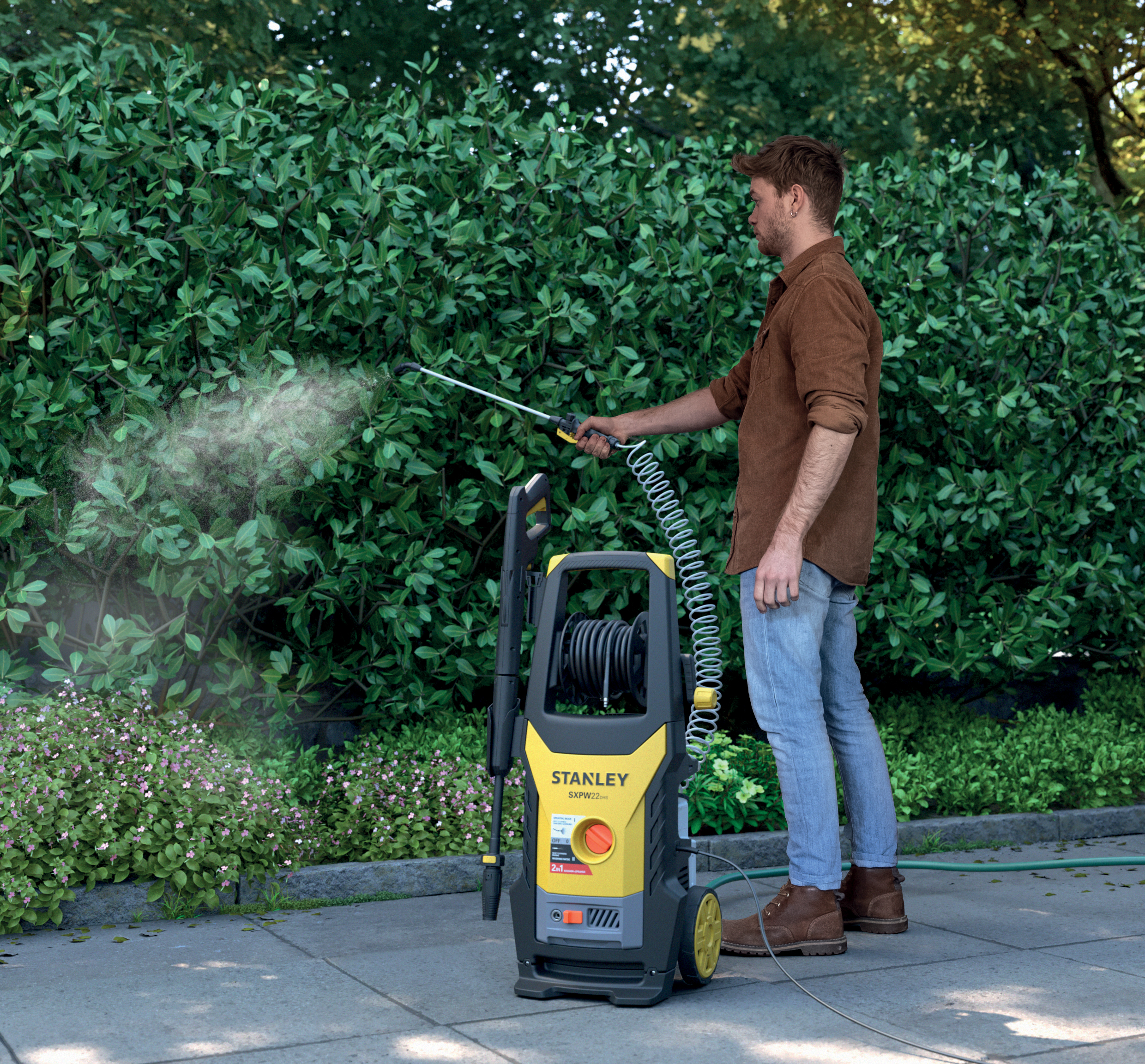 STANLEY SXPW22DHS-E High Pressure Washer (2200 W, 160 bar, 460 l/h) | Stanley 2200 W | 160 bar | 460 l/h