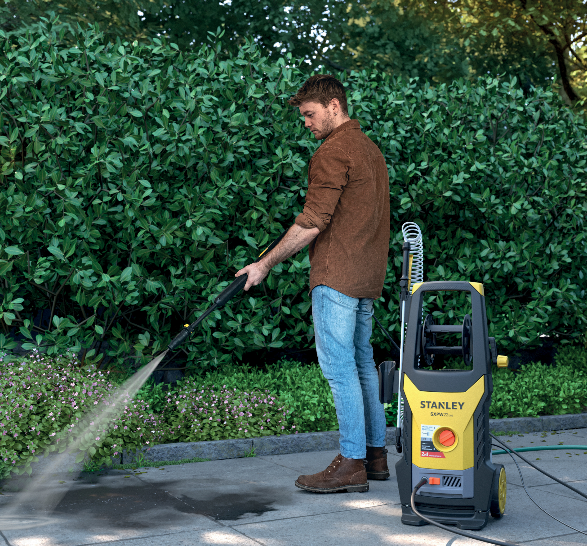 STANLEY SXPW22DHS-E High Pressure Washer (2200 W, 160 bar, 460 l/h) | Stanley 2200 W | 160 bar | 460 l/h