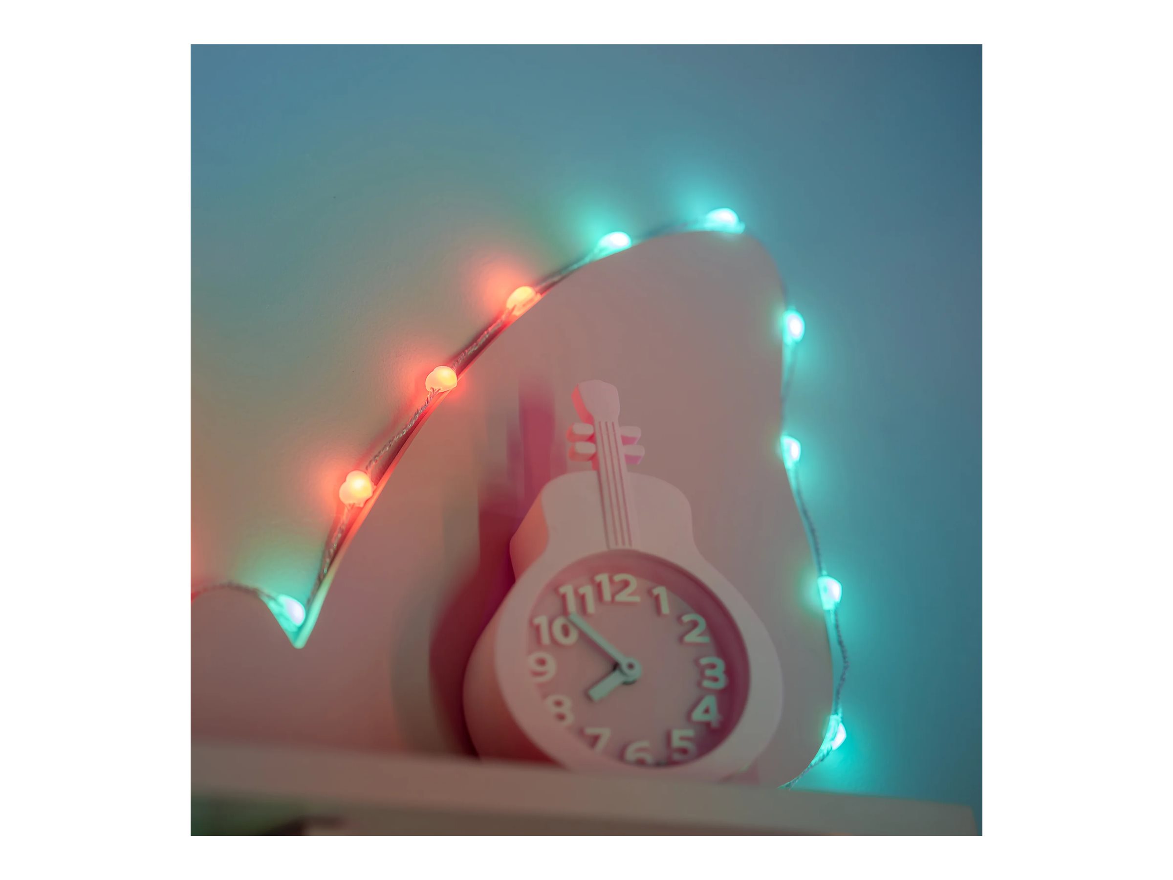 Twinkly Candies 100 Heart-shaped RGB LEDs, Clear Wire, USB-C