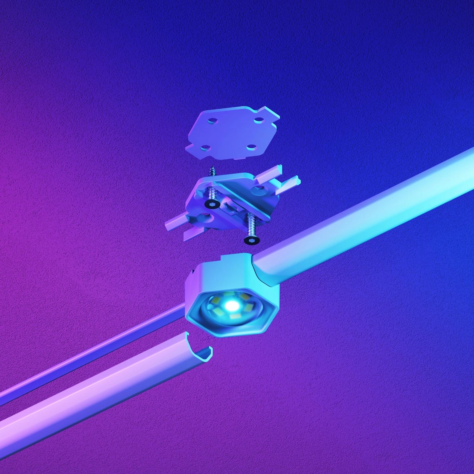 Nanoleaf Smart Multicolor Permanent Outdoor Lights Smarter Kit, 15m|16+ Million Colours