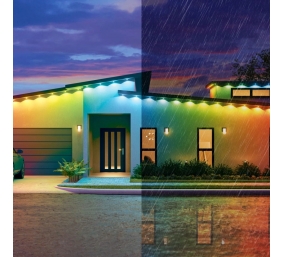 Nanoleaf Smart Multicolor Permanent Outdoor Lights Smarter Kit, 15m|16+ Million Colours