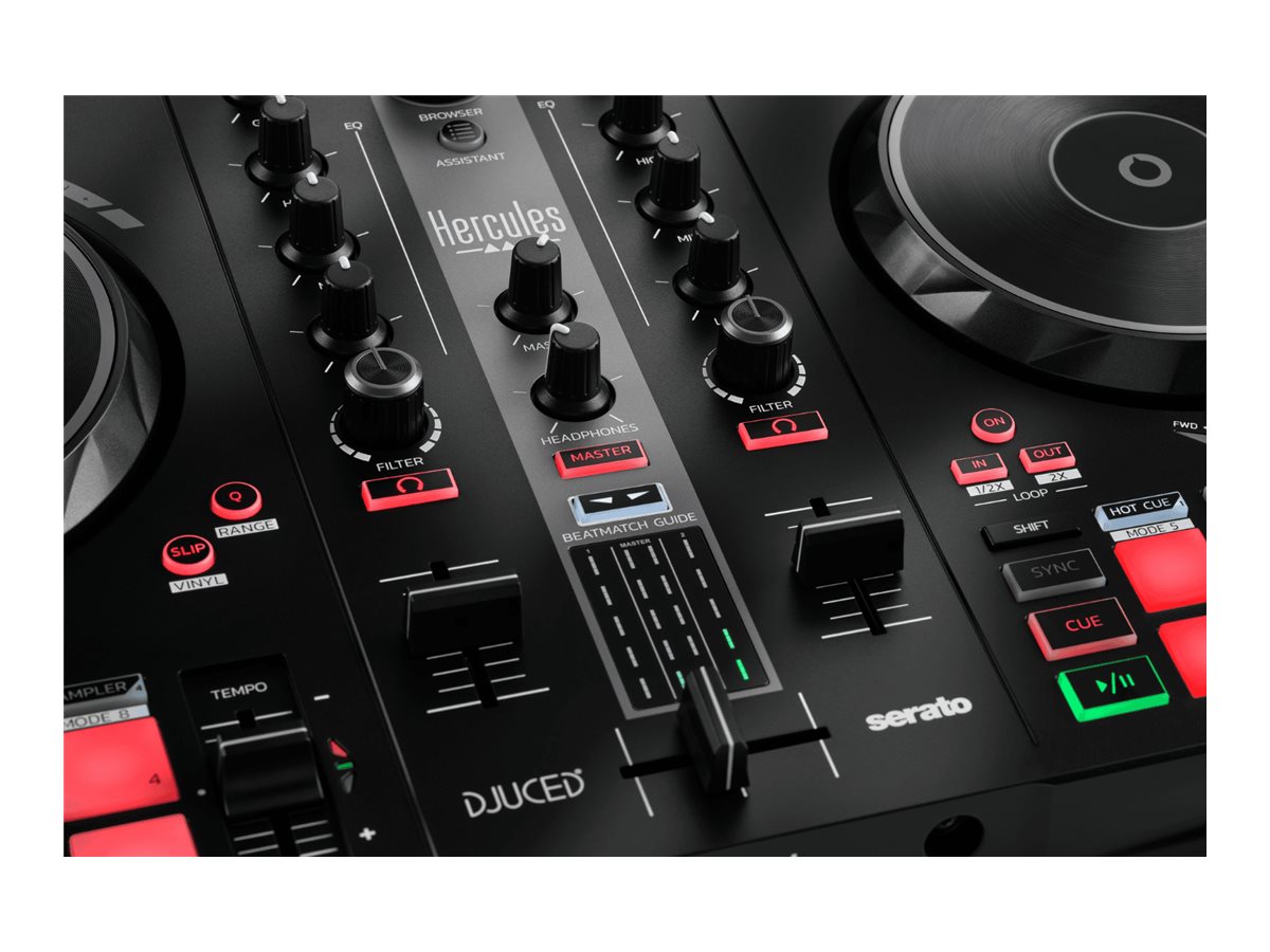 Hercules | DJ controller | DJ Essentials Kit | Speakers | USB connectivity