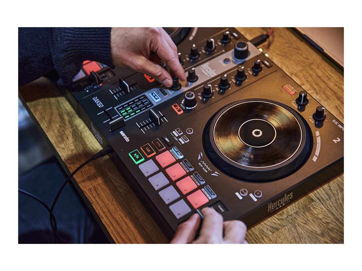 Hercules | DJ controller | DJ Essentials Kit | Speakers | USB connectivity