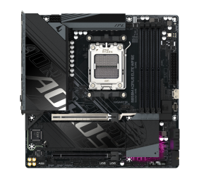 Gigabyte B850M A ELT WF6E | Processor family AMD | Processor socket AM5 | DDR5 | Supported hard disk drive interfaces SATA, M.2 | Number of SATA connectors 4