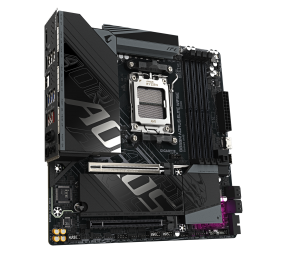 Gigabyte B850M A ELT WF6E | Processor family AMD | Processor socket AM5 | DDR5 | Supported hard disk drive interfaces SATA, M.2 | Number of SATA connectors 4