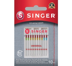 Singer | Universal Needles ASST 10PK for Woven Fabrics