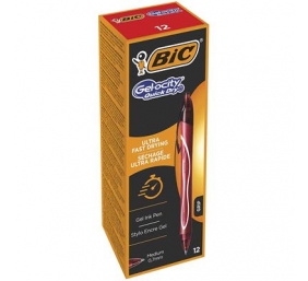 Bic Gelinis rašiklis Gel-Ocity Quick Dry, raudonas, 1 vnt. 494671