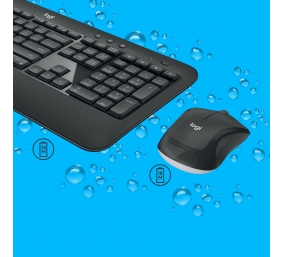 Logitech MK540 Advanced Combo Belaidė klaviatūra + pelė, US, Juoda