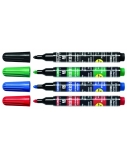 Stanger Permanentiniai žymekliai M235, 1-3 mm, 4 spalvų rinkinys 712012