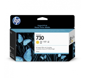HP 730 (P2V64A) Rašalinė kasetė, Geltona
