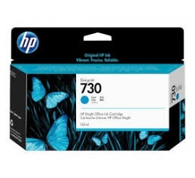 HP 730 (P2V62A) Rašalinė kasetė, Žydra