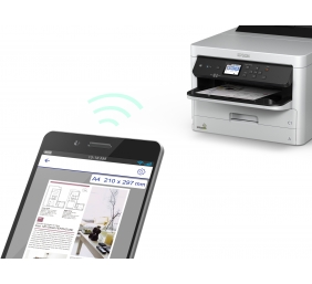 Epson Printer WF-C5210DW Colour, Inkjet, Printer, A4, Wi-Fi, Grey/ Black