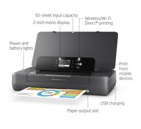 Spausdintuvas rašalinis HP OfficeJet 200 Mobile Printer (CZ993A)