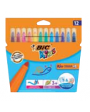 BIC Flomasteriai KID Couleur XL, 12 spalvų rinkinys
