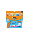 BIC Flomasteriai KID Couleur XL, 12 spalvų rinkinys NP