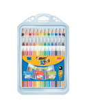 Bic Kid Couler flomasteriai, PlastiDecor kreidelės ir Evolution spalvoti pieštukai