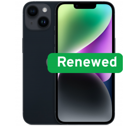 Apple | RENEW | Grade C | iPhone 14 | Black | 6.1 " | Super Retina XDR OLED | 2532 x 1170 pixels | A15 Bionic | 6 GB | 128 GB | Dual SIM | 5G | 12+12 MP | iOS | 18