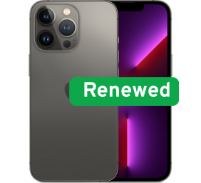 Apple | RENEW | Grade A | iPhone 13 Pro | Graphite | 6.1 " | Super Retina XDR OLED | 2532 x 1170 pixels | A15 Bionic | 6 GB | 128 GB | Dual SIM | 5G | 12+12+12 MP | iOS | 18