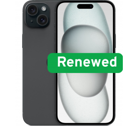 Apple | RENEW | Grade A++ | iPhone 15 | Black | 6.1 " | Super Retina XDR OLED | 2556 x 1179 pixels | A16 Bionic | 6 GB | 128 GB | Dual SIM | 5G | 48+12 MP | iOS | 18