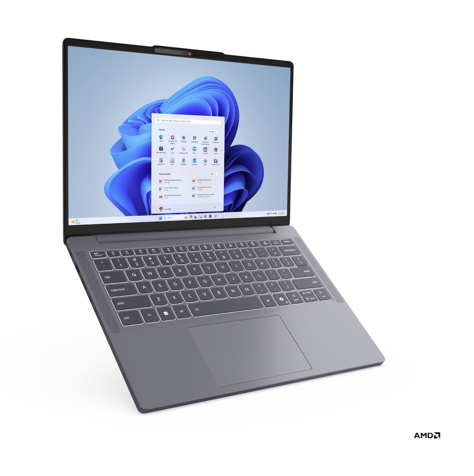 Lenovo IdeaPad Slim 3 14ARP10 | Luna Grey | 14 " | OLED | WUXGA | 1920 x 1200 pixels | Glossy | AMD Ryzen 5 | 7535HS | 16 GB | Soldered DDR5 | Solid-state drive capacity 512 GB | AMD Radeon 660M Graphics | Windows 11 Home | 802.11ax | Bluetooth version 5.