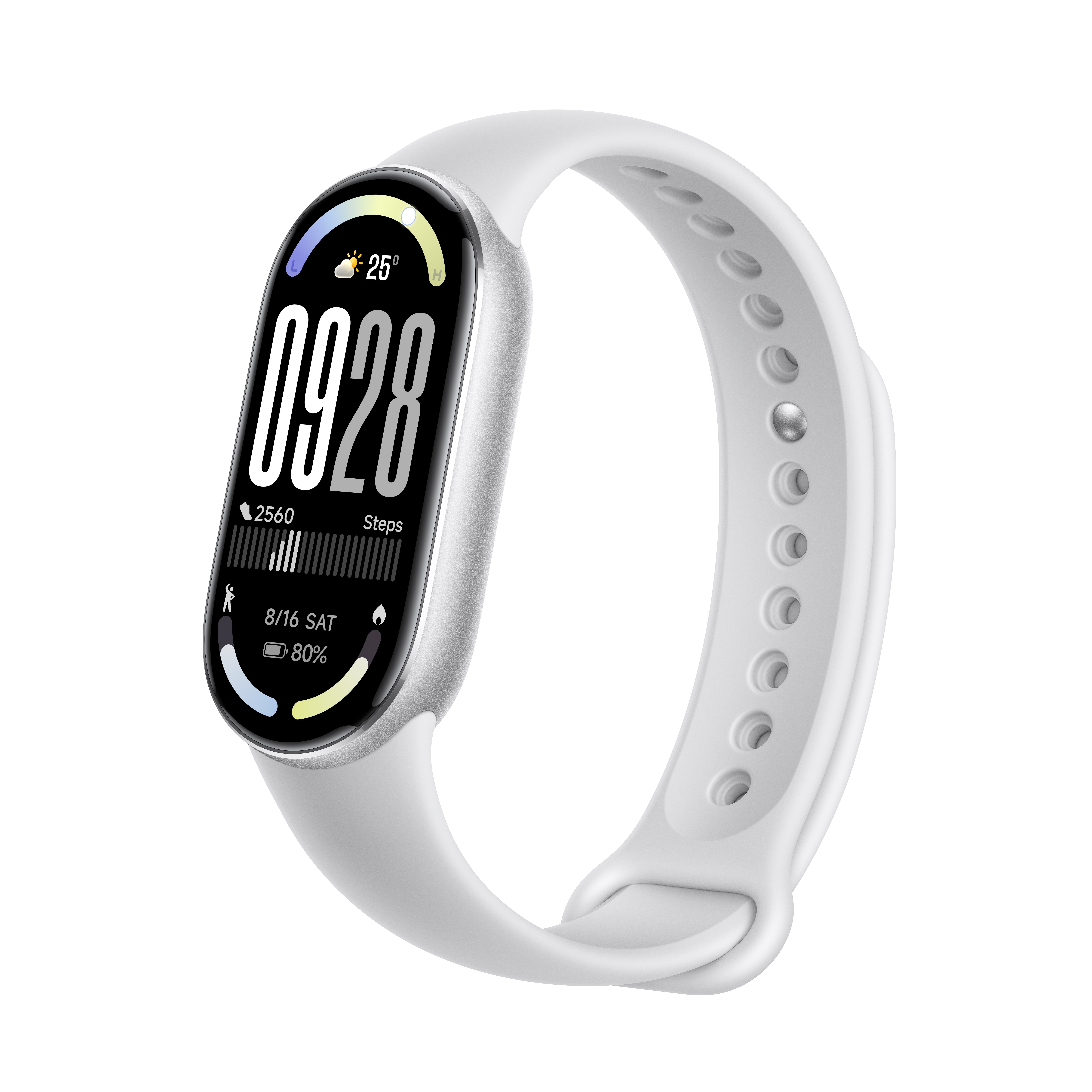 Xiaomi Smart Band 10 | AMOLED | Waterproof | Bluetooth | Glacier Silver