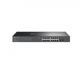 TP-LINK | SG2218P | JetStream 18-Port Gigabit Smart Switch with 16-Port PoE+ | Rack-mountable | Managed
