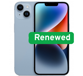 Apple | RENEW | Grade C | iPhone 14 | Blue | 6.1 " | Super Retina XDR OLED | 2532 x 1170 pixels | A15 Bionic Chip | 6 GB | 128 GB | Dual SIM | 5G | 12 MP | iOS | 18
