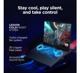 Lenovo Legion Pro 5 16IAX10 | Eclipse Black | 16 " | OLED | WQXGA | 2560 x 1600 pixels | Glossy | Intel Core Ultra 7 | 255HX | 32 (2x16) GB | SO-DIMM DDR5 | Solid-state drive capacity 1000 GB | NVIDIA GeForce RTX 5070 | GDDR7 | 8 GB | Windows 11 Home | 80