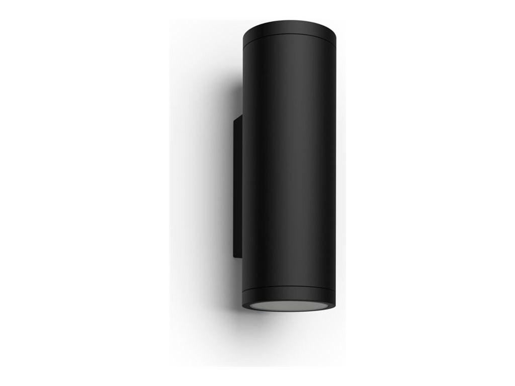 Philips Hue WCA Appear Outdoor Wall Lantern, Black | 8 W | 2000-6500 Hue White Colour Ambiance
