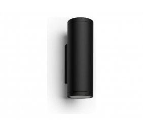 Philips Hue WCA Appear Outdoor Wall Lantern, Black | 8 W | 2000-6500 Hue White Colour Ambiance