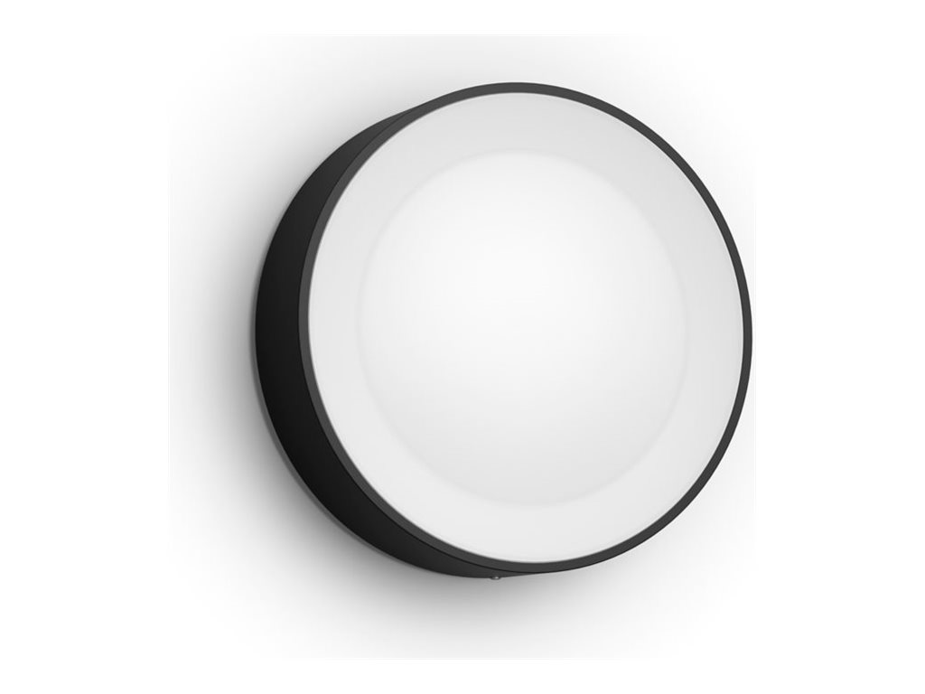 Philips Hue WCA Daylo Outdoor Wall Lantern, Black | 15 W | 2000-6500 Hue White Colour Ambiance