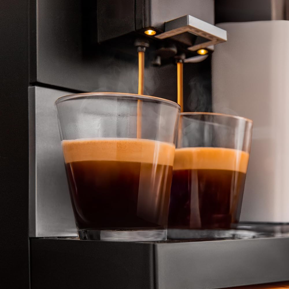 Cecotec Coffee Maker | Cremmaet Compactccino Connected | Pump pressure 19 bar | Built-in milk frother | Super-automatic | Black